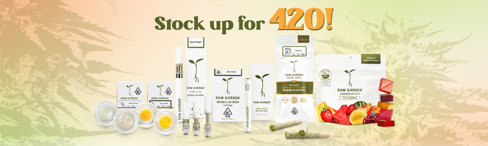 420 Deals from Raw Garden